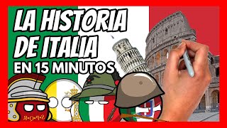 ✅ La historia de ITALIA en 15 minutos  Resumen rápido y fácil [upl. by Barcroft]