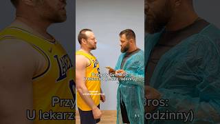 Przygody Gym Bros U lekarza 9 Lekarz rodzinny shorts lekarz gymbros [upl. by Tedie]