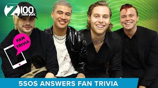 5SOS Answers Z100 Fan Interview [upl. by Loy]