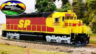 Review of Athearn RTR SD45 Southern Pacific Model Train Engine [upl. by Ahsimet]