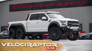 VELOCIRAPTOR 6X6  Test Drive with Hennessey Team [upl. by Ardnaet]