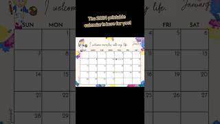 The 2024 printable calendar is here for you [upl. by Vina697]