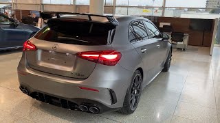 2024 Mercedes A45 S AMG  Interior Exterior and Sound [upl. by Suolekcin607]