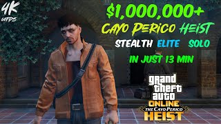 Cayo Perico Heist SOLO Elite Challenge Full Stealth Guide in GTA Online [upl. by Amyas]