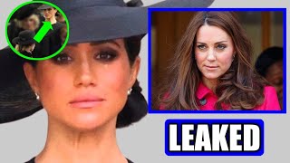 SHES A BULLY Scary Video Of Meghan SLAPPING Charlotte During Queens Funeral Leaked [upl. by Enilecram]