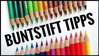 12 GENIALE TIPPS für das Malen mit Buntstift  für Anfänger  12 amazing colored pencil hacks [upl. by Cynthla845]