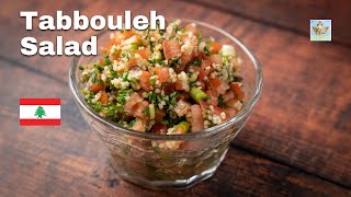 Tabbouleh Salad  Lebanese Tabbouleh Salad  Arabic Salad [upl. by Asia]