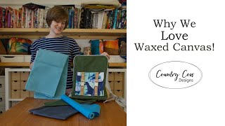 Tips for Working with Waxed Canvas [upl. by Anabahs]