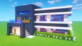 Minecraft Tutorial How To Make A Modern House 2 quot2020 Tutorialquot [upl. by Adnohsor547]