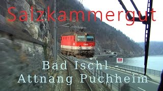 Führerstandsmitfahrt Salzkammergutbahn Bad Ischl  Attnang Puchheim HD Cab Ride ÖBB 1144 [upl. by Marpet]