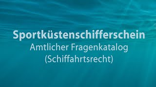 SKS Fragenkatalog Schiffahrtsrecht Frage 075 [upl. by Ellek]