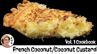 Old Fashioned Coconut Custard Pie  Classic Buttermilk Recipe  How to Cook Tutorial [upl. by Stout]