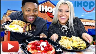 IHOP Mukbang SUBSCRIBE TO NICOLES CHANNEL▶️🥞🍳 [upl. by Kizzee]