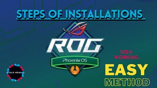 Steps of installations  POSROG PHOENIX OS ROG VERSION V3 for PUBG [upl. by Brear]