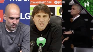 MANAGER MELTDOWNS Guardiola Conte Mourinho Klopp and Tuchel LOSE IT in press conferences 🤬 [upl. by Yrrek955]