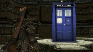 The Elder Scrolls V Skyrim  Doctor Who TARDIS Mod Showcase Part 2 [upl. by Orian]