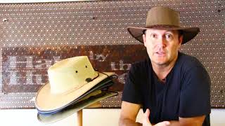 Barmah 1057 Canvas Drover Airflow Hat 6 Colours  Hats by the Hundred [upl. by Hum]