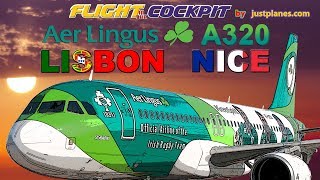 In the Cockpit of AER LINGUS Airbus A320 quotGreen Spiritquot [upl. by Deb189]