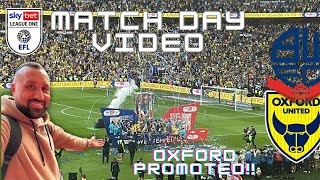 OXFORD UNITED WIN PROMOTION TO THE CHAMPIONSHIP Bolton Wanderers 02 Oxford United [upl. by Judus193]