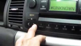 Toyota Corolla 2004 USB amp Aux In [upl. by Gottfried607]