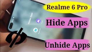 Realme 6 Pro  How To Hide amp Unhide Apps [upl. by Leicester]