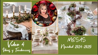 Tips Ideas y Tendencias Decoración Mesas Navideñas 20242025 Video 4 [upl. by Yma331]