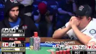 The Bad Beat Jonathan Duhamel v Matt Affleck Tyler Patterson Recalls [upl. by Elaine]