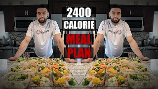 2400 Calorie Meal Plan  Build Muscle amp Lose Fat [upl. by Adda562]