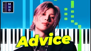 TAEMIN  Advice  Piano Tutorial [upl. by Sakram726]