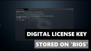 Find your windows 10 digital license key with terminal LicensingServicegetOA3xOriginalProductKey [upl. by Zurheide893]