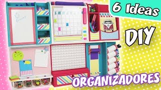 6 IDEAS DE ORGANIZADORES de Escritorio para la PARED  Modulares  Manualidades aPasos [upl. by Rovner]