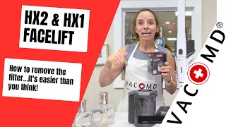 How to Remove the Filter from a Miele HX2 or HX1 Facelift [upl. by Kcirrek110]