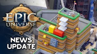 Universal Epic Universe News Mega Update — THEMING DETAILS COASTER TRAINS amp NEW CONSTRUCTION [upl. by Swetlana]