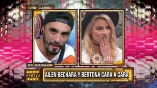 Ailén Bechara y Fernando Bertona tuvieron su primera gran pelea [upl. by Akirahs]