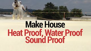 Cool roof Heat proof Sound proof and Waterproofing systems [upl. by Ramilahs]