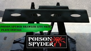 Poison Spyder Brawler Lite Skid Plate install [upl. by Hayidah1]