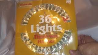 Vintage Woolworths Christmas Lights 70s to 80s [upl. by Alejo115]