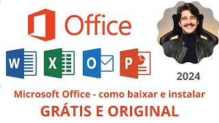 Como baixar e instalar o Microsoft OFFICE original GRATUITO 2024 [upl. by Croydon]