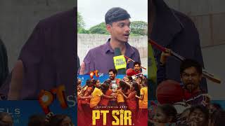 Pt Sir Public Review  Pt Sir Movie Review  Pt Sir Review  HipHop Thamizha  shorts [upl. by Nauwaj]