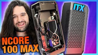 WellBuilt MiniITX Case Cooler Master NCORE 100 MAX Review amp Benchmarks [upl. by Holofernes581]