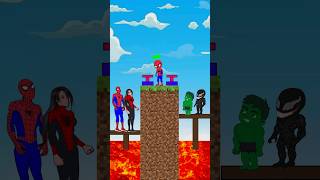 help spiderman save his parents and friends spiderman JOKER hulk superheroes [upl. by Kamilah390]