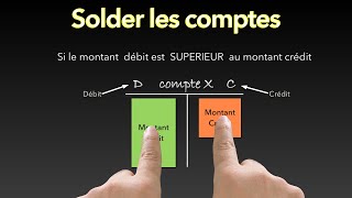 ✅ Comment ça fonctionne  Solder un compte solde débiteur et solde créditeur [upl. by Saraann]