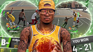 NBA 2K19 MyPARK  TRASH TALKER GETS MAD PERFECT GAME WITH ALL 21PTS [upl. by Ahsikel]