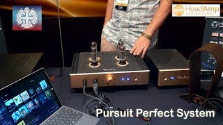 HeadAmp Electronics Blue Hawaii GXX Gilmore Lite Headphone Amplifier  Canjam London 2018 [upl. by Derte978]