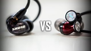 Best InEar headphones for 100  Momentum INEAR vs SHURE se215 [upl. by Yecaw]