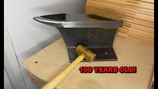 Making a Jewelers Anvil from 100 yr Old Train Track [upl. by Halima]