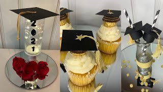 DIY Graduation Party DecorationsDollar tree graduation DIY 2021 [upl. by Ariaes]