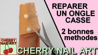 2 techniques pour réparer un ongle cassé [upl. by Joliet]