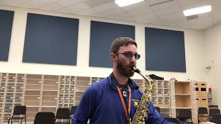 Allegretto Brillante by Demersseman  Alto Saxophone [upl. by Hadden780]