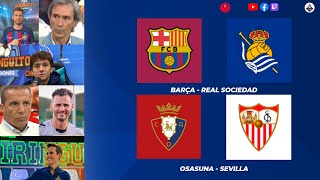 OSASUNA  SEVILLA  Chiringuito Live [upl. by Ecyac]